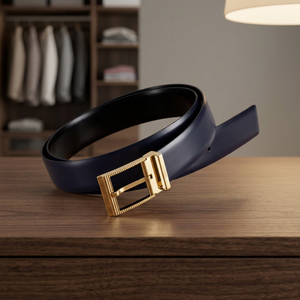Ceinture décontractée BS INTERNATIONAL en cuir véritable avec boucle en acier, motif floral et tête de mort imprimé par transfert thermique, écologique, 3,8 cm, 140 cm - Product Image 1
