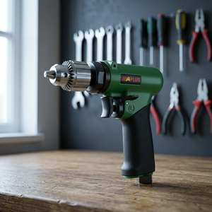 Perceuse pneumatique APLUS GLD-A5128 verte, 2850 tr/min, réversible, mandrin 1/4'', couple de serrage 1,9 Nm, type d'engrenage OEM, certifiée ISO9001, 198 L/MIN - Product Image 3