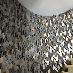 Fabrication et fourniture de briques en béton UHPC pour la décoration murale intérieure et extérieure des magasins, hôtels, cafés. Modèles 3D écologiques. Dimensions : 100*400*15 mm. - Product Image 2