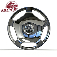 Jantes forgées monobloc 16-24 pouces polies miroir 5 branches style rétro grand déport 5x112 5x114.3 compatibles avec les berlines de luxe et le tuning
