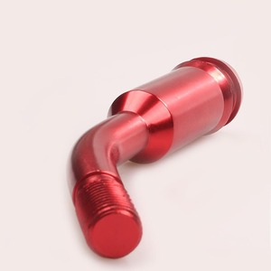 Car Gear <b>Knob</b> Aluminum Alloy <b>Adjustable</b> Curved Red For Volkswagen T4 1990-2003 - Product Image 1