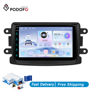 Radio para coche Podofo de 7 pulgadas con 2+64GB Android para Dacia, CarPlay inalámbrico, Android Auto, WiFi, GPS, Bluetooth, stock europeo. - Product Image 1