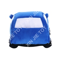 Jouet en peluche de voiture vintage bleue, logo brodé, jouets en peluche de voiture personnalisés, conception sur mesure, OEM/ODM acceptés