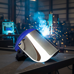 Protector Facial Aluminizado Resistente al Calor <span class=keywords><strong>para</strong></span> Protección a Altas Temperaturas <span class=keywords><strong>de</strong></span> hasta 1000 Grados ° Visera <span class=keywords><strong>de</strong></span> Seguridad Industrial C - Product Image 6