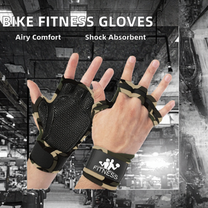 Gants de musculation avec support de poignet pour la musculation, l'entraînement en salle de sport, avec support de poignet - Product Image 2