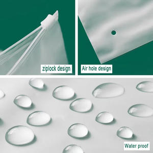 Pe Cpe Pla กระเป๋าซิปล็อคสำหรับใส่ชุดว่ายน้ำ,ถุงพลาสติกแบบใสผิวด้านพิมพ์โลโก้ได้ตามต้องการ - Product Image 6