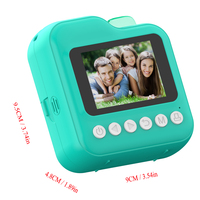 Appareil photo numérique instantané HD pour enfants avec imprimante intégrée, style mini, sans fil, impression couleur, pour photos et vidéos