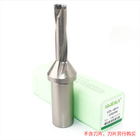 Foret à plaquettes en carbure rapide pour trous peu profonds, type U, CNC C25/32/40 4D, outil de fraisage standard, à indexage rapide et haute performance