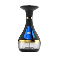 Chicha électronique de luxe rechargeable en acier inoxydable, kit complet avec écran tactile LED, chicha électrique chauffée sans charbon