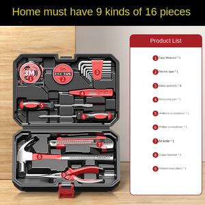 Juego <span class=keywords><strong>de</strong></span> Herramientas Manuales <span class=keywords><strong>de</strong></span> 16 Piezas para Mantenimiento del Hogar, para Electricistas y Carpinteros - Product Image 6