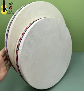 Tambor oceánico de piel de oveja de 12 pulgadas, instrumento de tambor de olas oceánicas para niños, percusión, relajante, instrumentos musicales de tambor de sonido oceánico