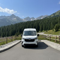 Mini-bus électrique d'occasion 15 places, conduite à gauche, automatique, avec caractéristiques de autocar, en promotion
