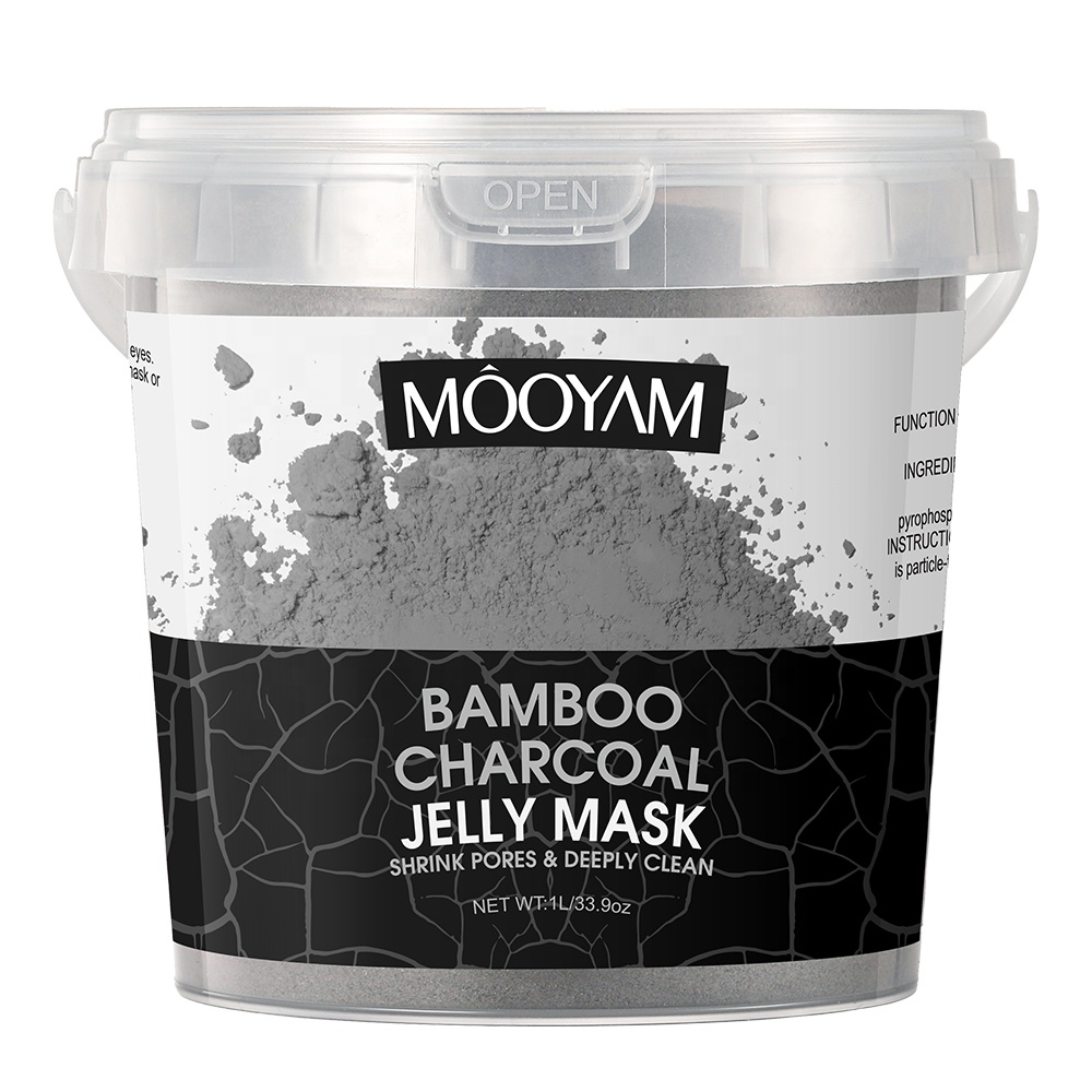 Poudre de masque en gelée au charbon de bambou