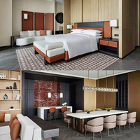 TOPOHUT Hotel Schlüsselfertige Möbellösung mit Integriertem Beleuchteten Kopfteil für Flagship-Hotel GCC Bauprojekt
