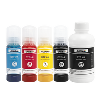 Encre d'imprimante DTF blanche haute saturation 70 ml imperméable Goosam pour imprimante modifiée L1800 Xp600 pour l'impression sur vêtements foncés