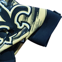 Gants de football américain Ultra 2025 Nouveau design Paume adhérente respirante Séchage rapide Antidérapant Doigts entiers Sangle de poignet réglable