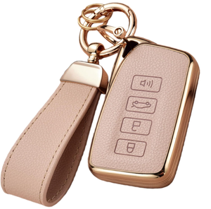 Leder-TPU-Schlüsseletui für Lexus ES, IS, GS, NX, <span class=keywords><strong>RX</strong></span>, RC, GX, LX <span class=keywords><strong>570</strong></span>, 200, 250, 300, 350 <span class=keywords><strong>Mini</strong></span> – Fernbedienungs-Schlüsselhülle, Schutzhülle - Product Image 3
