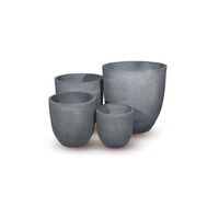 Grands pots en fibro-ciment de style européen pour arbres de grande taille