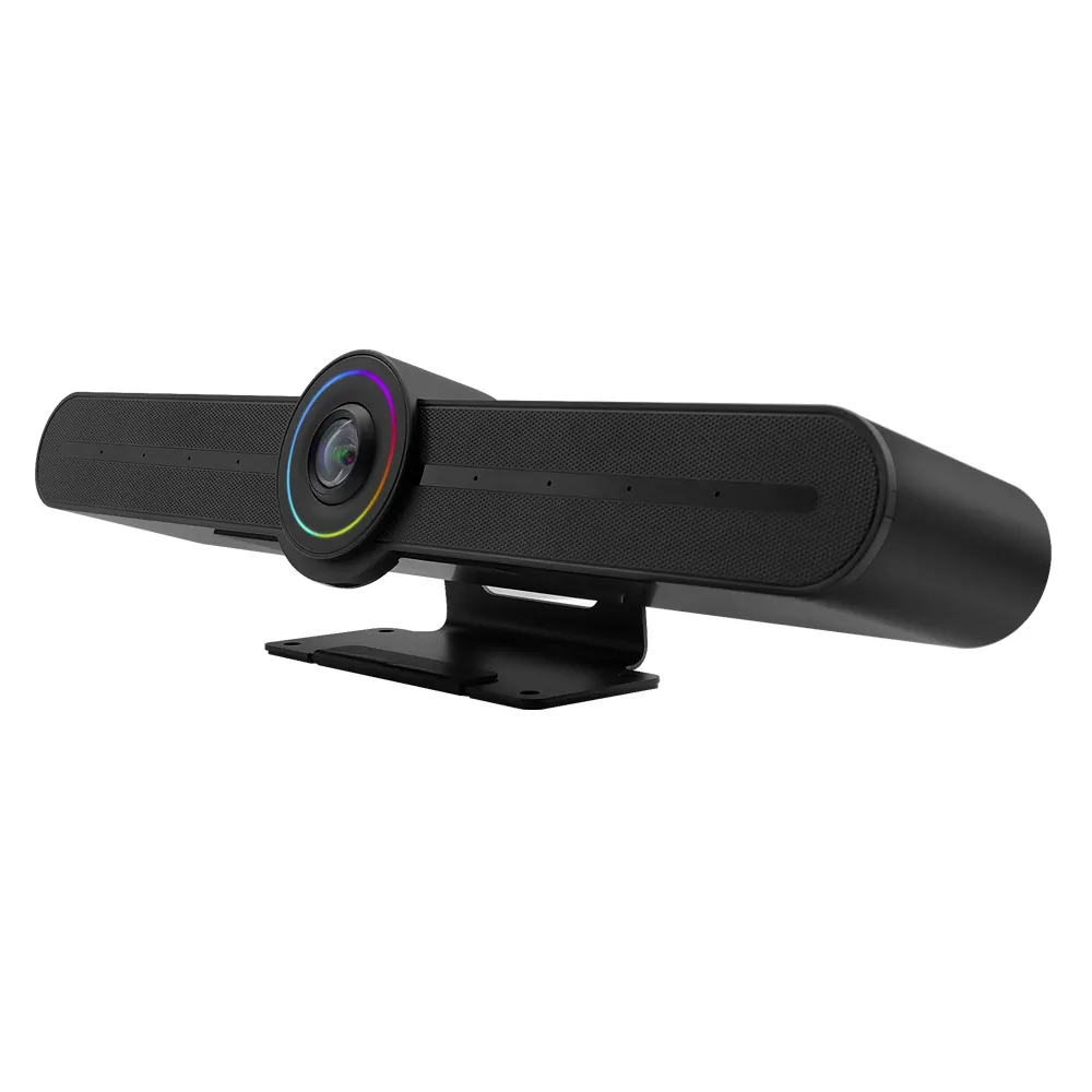 Kato Nueva llegada 4K USB3.0 con 120 grados FOV PTZ cámara de vídeo con altavoz todo en uno