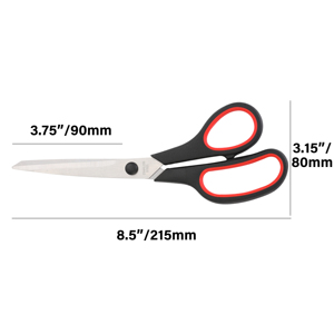 Giá Rẻ Giá 8.5 "Thép Không Gỉ Đa-Mục Đích Học Sinh Trường Giấy Cắt Văn Phòng Kéo Cho Nhà Văn Phòng Sử Dụng - Product Image 2