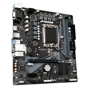 Carte mère d'ordinateur de bureau Intel GIGABYTE <span class=keywords><strong>H610</strong></span>-<span class=keywords><strong>H</strong></span> M-ATX reconditionnée, LGA1700, prise en charge SATA 64 Go, double <span class=keywords><strong>DDR4</strong></span>, compatible avec les processeurs de 12e, 13e et 14e génération - Product Image 1