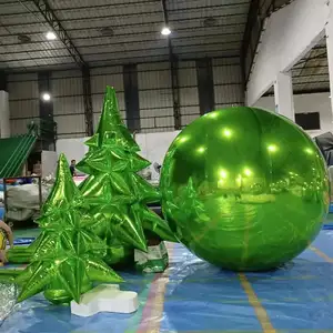 large giant theme park advertising inflatables tree nightclub game tent park santa christmas decorations outdoor inflatable mirr