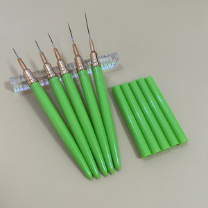 Fornitura Diretta dalla Fabbrica: Set di 5 Pennelli Professionali di Lusso per Nail Art in Stile Giapponese, Ultra Sottili, per Decorazioni Floreali e Gel Polish - Product Image 3
