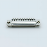 Conectores D-SUB de Alta Conductividad y Anticorrosión, Personalizados, DB9 DB25, Macho y Hembra, para Comunicación, Marca JIANGJI, Blanco/Negro