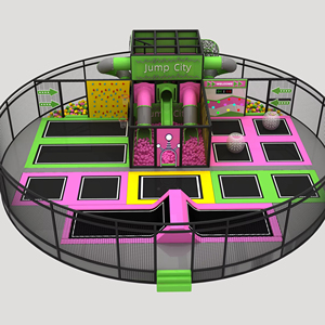 New Design Indoor Soft Playground Adventure Park Interactive Big <b>Slide</b> Ball <b>Pool</b> Plastic Trampoline Park Interactive Features - Product Image 1