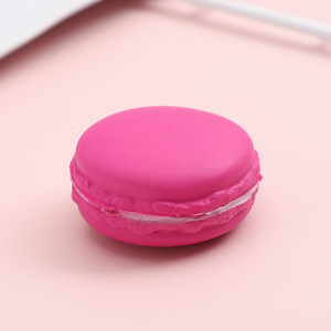 Jouet souple compressible en PU à rebond lent, 5 cm, Macaron souple, Gâteau simulé, Porte-clés, Pendentif, Gommes, Jouet fabriqué - Product Image 6