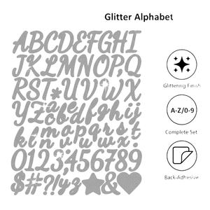 1-inch Self-Adhesive Waterproof Vinyl Sticker Glittering Silver Onions Design UV Coated Custom Made Rectangular <b>Gift</b> Craft Decor - Product Image 1