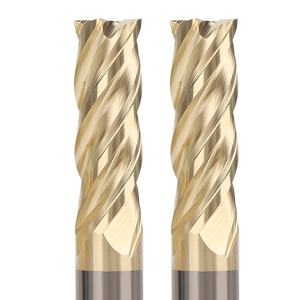 Bfl cnc outil coupe coupe carbure fraise en bout simple flûte aluminium routeur peu une flûte carbure foret hélicoïdal - Product Image 2