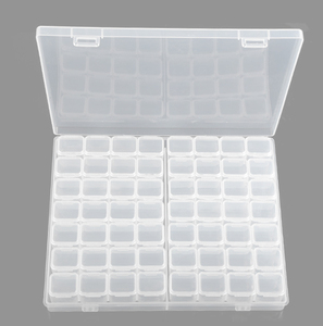 Diamond Painting Tool Box 56 Square Plastic Box Independent Small Square Boxes