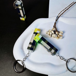 Llavero LED My-worlded, Colgante Creativo de Dibujos Animados Mine-Craftted, Accesorios de Juego, Llavero LED <span class=keywords><strong>Mycraft</strong></span>, Pequeños Regalos, Colgante para Bolsa - Product Image 3