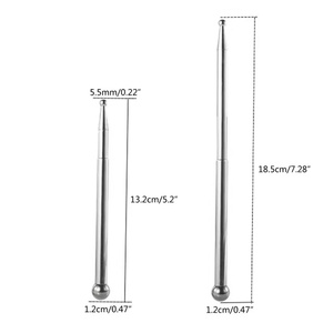 Pluma de Acupuntura, Herramienta de Reflexología Facial, Acero Inoxidable, Retráctil, Masajeador de Puntos de Activación - Product Image 4