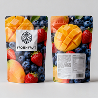 Sacs Doypack Personnalisés en Gros pour Frites Surgelées et Fruits – Emballage Plastique Mylar à Fond Plat
