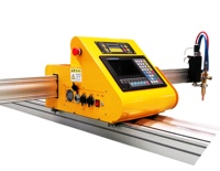 Petite machine de découpe plasma CNC portable avec contrôleur de découpe plasma et source plasma