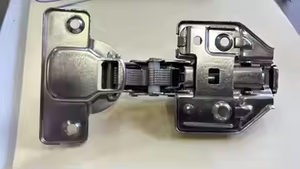 Acero Inoxidable 304 #    <span class=keywords><strong>Bisagras</strong></span> de Acero para <span class=keywords><strong>Puertas</strong></span> de Armario de <span class=keywords><strong>Cocina</strong></span> con Cierre Suave de 105 Grados, Amortiguación Hidráulica Ajustable - Product Image 3