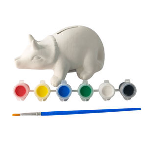 Tirelire en céramique la plus populaire, peinture acrylique, figurines d'animaux, moules en plâtre et en gypse pour la coloration des enfants, pour les enfants unisexes de 5 à 7 ans - Product Image 6
