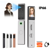 Cerradura Inteligente de Seguridad Residencial IP66 Impermeable con Reconocimiento Facial, Videoportero HD, WiFi y Tuya para Portones