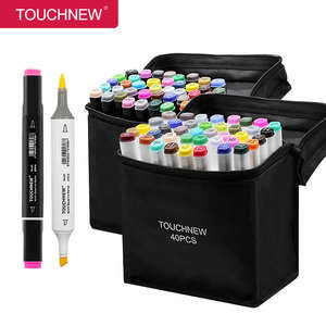 Marqueurs permanents <span class=keywords><strong>à</strong></span> double pointe Guangna, série classique, <span class=keywords><strong>à</strong></span> base d'<span class=keywords><strong>alcool</strong></span>, pour l'art, 30/40/60/80/168 couleurs, vente chaude - Product Image 5