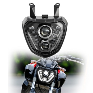 Système d'éclairage pour <span class=keywords><strong>Yamaha</strong></span> MT07 FZ07 2014-2017, phare LED FZ-<span class=keywords><strong>07</strong></span> avec feux de jour pour <span class=keywords><strong>Yamaha</strong></span> MT-<span class=keywords><strong>07</strong></span> - Product Image 1