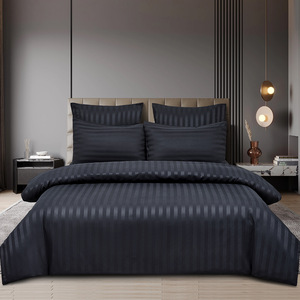 6 cái/bộ nhà sọc nổi bedding <span class=keywords><strong>Sheet</strong></span> <span class=keywords><strong>Set</strong></span> mềm sợi nhỏ làm mát được trang bị tấm phẳng & gối Bộ - Product Image 1