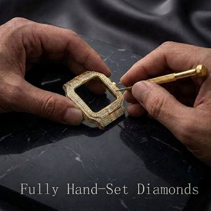 <span class=keywords><strong>Montre</strong></span> de luxe sertie de moissanite VVS1 couleur D, passe le testeur de diamants, plaquée or 18 carats, <span class=keywords><strong>mouvement</strong></span> automatique, coffrets cadeaux, certificat GRA - Product Image 6