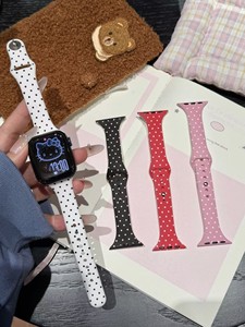 Dot Check Breathable Sport Strap Soft Silicone <strong>Watch</strong> Band for <strong>Apple</strong> <strong>Watch</strong> Series 11 10 9 8 7 Ultra <strong>SE2</strong> 42mm 46mm - Product Image 1