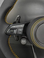 Volant en cuir style R Line avec boutons de démarrage/arrêt et de sélection de mode de conduite pour VW Golf MK7/MK7.5 GTI R Polo Passat CC Jetta