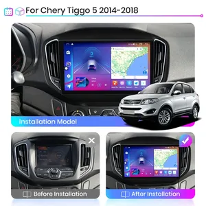 Android 12 đài phát thanh xe cho Chery tiggo 5 2014-2018 Carplay Auto stereo đa phương tiện <span class=keywords><strong>Video</strong></span> Player GPS navigation âm thanh DSP IPS màn hình - Product Image 3