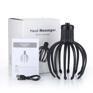 Hands Free Rechargeable Electric Scalp Massager Vibrating Head Massager for Stress Release