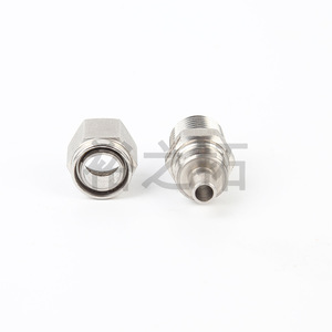 Stainless Steel <b>Quick</b> Connect Fitting Pc8 02 Straight Through External Thread Pneumatic Hose <b>Connector</b> - Product Image 1