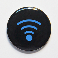 Autocollant programmable de médias sociaux étiquettes étanches de téléphone Nfc
